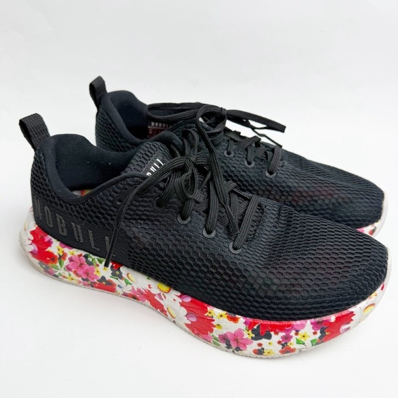 NOBULL Other - Nobull Black Floral Mesh Sneakers Size 11
